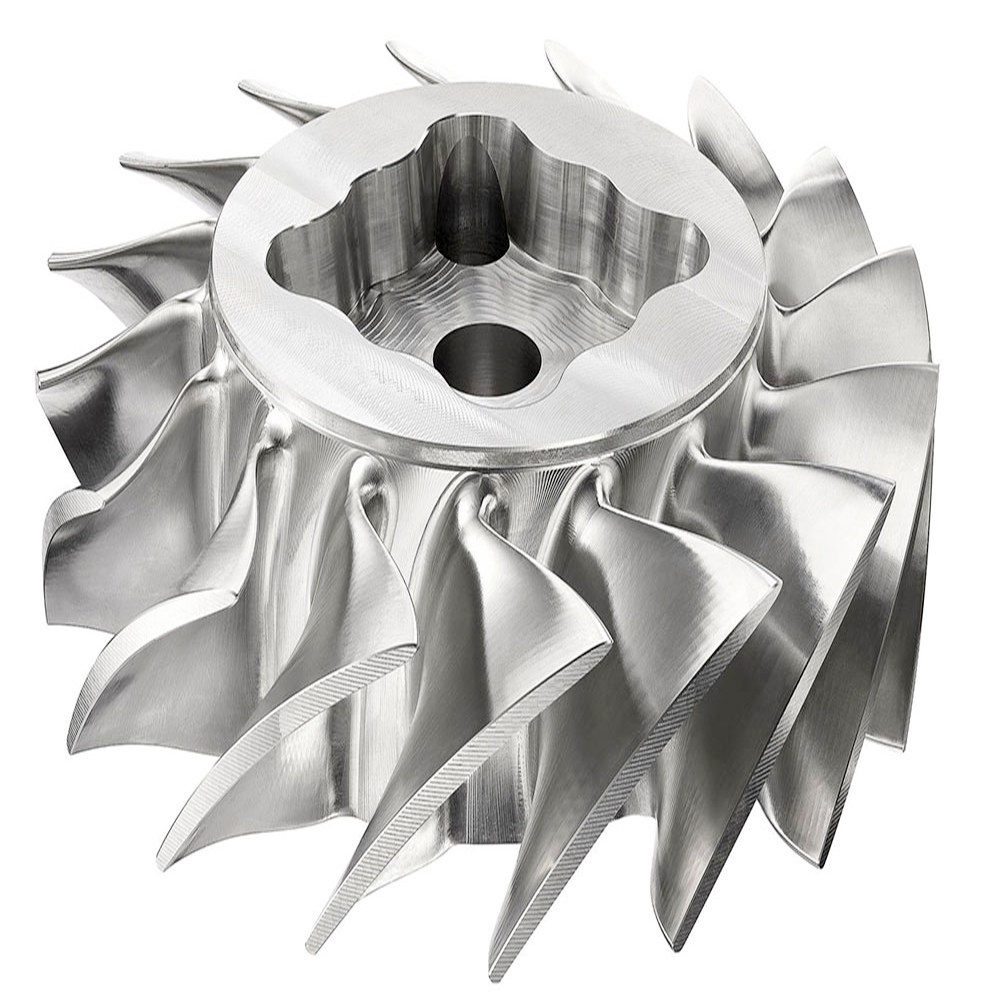 Gia c&ocirc;ng CNC 5 trục DMG cho c&aacute;nh quạt h&agrave;ng kh&ocirc;ng vũ trụ